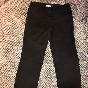Black loft work pants
